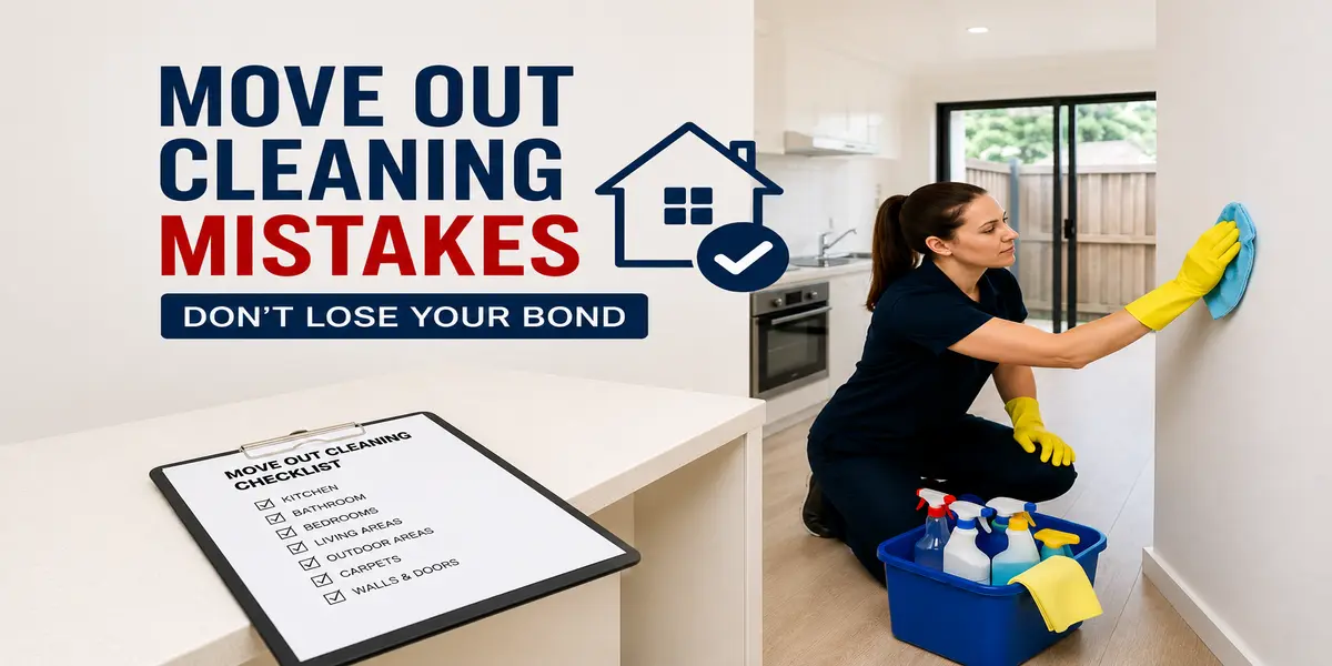 Move out cleaning mistakes that can cost your bond back