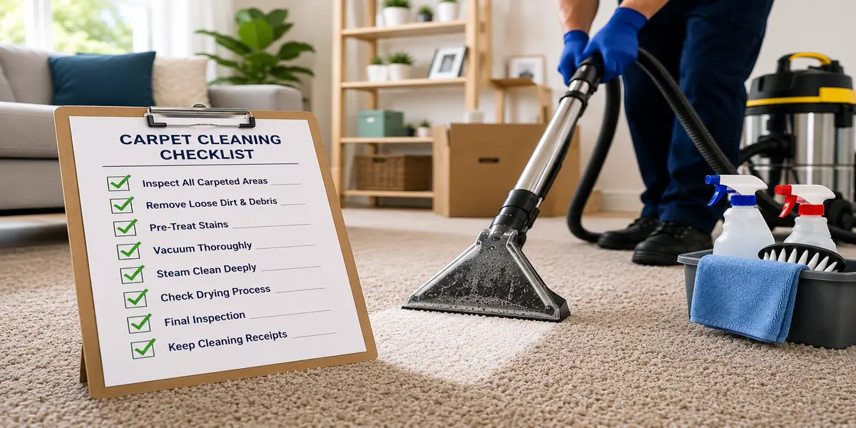 Professional Carpet Cleaning Checklist Every Tenant Should Know
